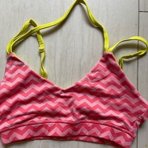 Halter and normal straps sports bra